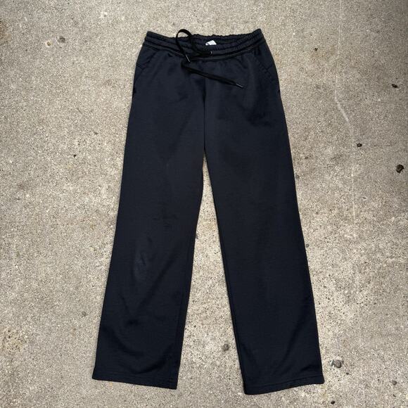 Adidas Men’s Pants Small Black Drawstring Lounge Gym Sweatpants - Picture 1 of 5
